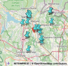 Mappa 21043 Castiglione Olona VA, Italia (6.15176)