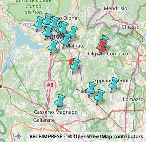 Mappa 21043 Castiglione Olona VA, Italia (7.48647)