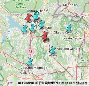 Mappa 21043 Castiglione Olona VA, Italia (6.02308)