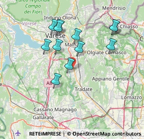 Mappa 21043 Castiglione Olona VA, Italia (6.905)