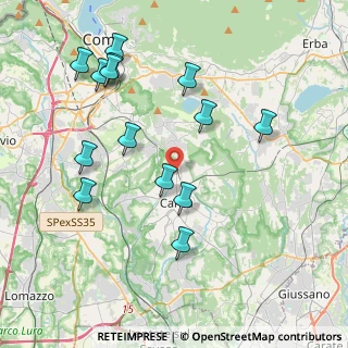 Mappa Via Padre Kolbe, 22063 Cantù CO, Italia (4.24857)