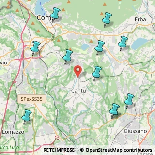Mappa Via Padre Kolbe, 22063 Cantù CO, Italia (5.18273)