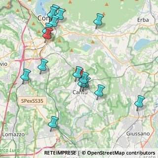 Mappa Via Padre Kolbe, 22063 Cantù CO, Italia (4.6325)