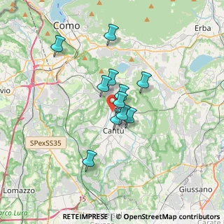 Mappa Via Padre Kolbe, 22063 Cantù CO, Italia (2.44909)
