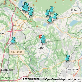 Mappa Via Padre Kolbe, 22063 Cantù CO, Italia (5.4625)