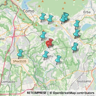 Mappa Via Padre Kolbe, 22063 Cantù CO, Italia (4.22938)