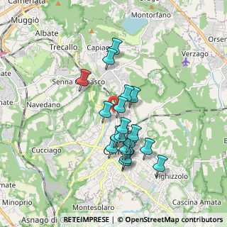 Mappa Via Padre Kolbe, 22063 Cantù CO, Italia (1.49053)