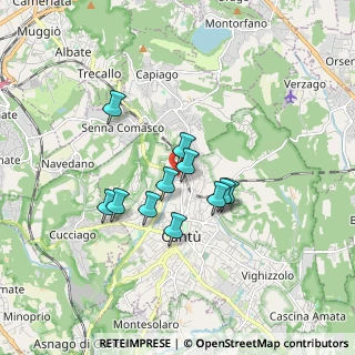 Mappa Via Padre Kolbe, 22063 Cantù CO, Italia (1.30455)