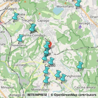 Mappa Via Padre Kolbe, 22063 Cantù CO, Italia (2.44188)