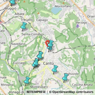 Mappa Via Padre Kolbe, 22063 Cantù CO, Italia (2.52615)