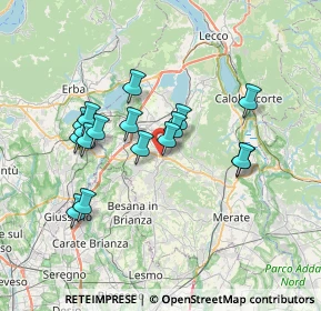 Mappa Via xxv Aprile, 23890 Barzago LC, Italia (6.26824)