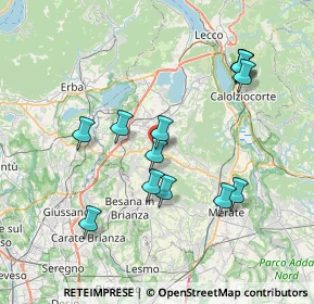 Mappa Via xxv Aprile, 23890 Barzago LC, Italia (7.30692)