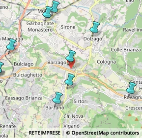 Mappa Via xxv Aprile, 23890 Barzago LC, Italia (2.9075)