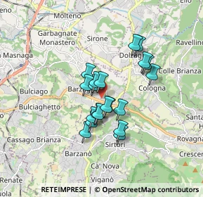 Mappa Via xxv Aprile, 23890 Barzago LC, Italia (1.2385)