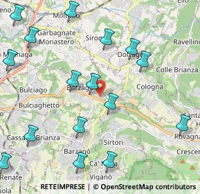 Mappa Via xxv Aprile, 23890 Barzago LC, Italia (2.70588)