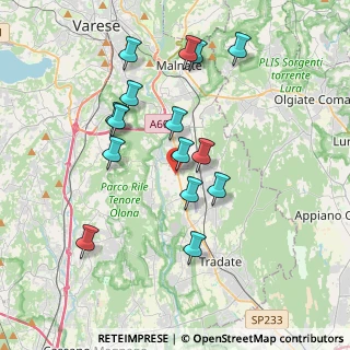 Mappa Via Campo dei Fiori, 21043 Castiglione Olona VA, Italia (3.592)