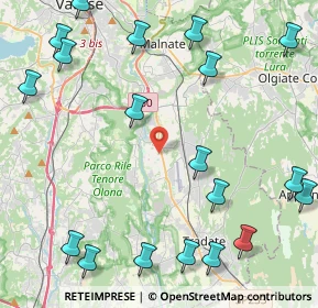Mappa Via Campo dei Fiori, 21043 Castiglione Olona VA, Italia (5.927)
