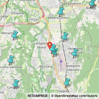 Mappa 21040 Castiglione Olona VA, Italia (2.97182)