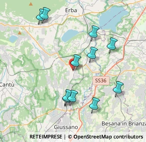 Mappa Via Alessandro Manzoni, 22040 Lurago D'erba CO, Italia (3.94091)