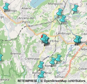 Mappa Via Alessandro Manzoni, 22040 Lurago D'erba CO, Italia (2.7145)