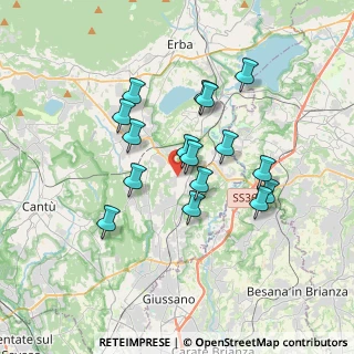 Mappa Via San Anna, 22040 Lurago D'erba CO, Italia (3.01563)