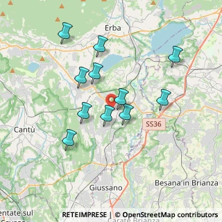 Mappa Via San Anna, 22040 Lurago D'erba CO, Italia (3.28)