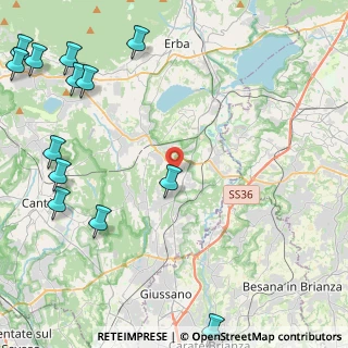 Mappa Via San Anna, 22040 Lurago D'erba CO, Italia (6.59692)