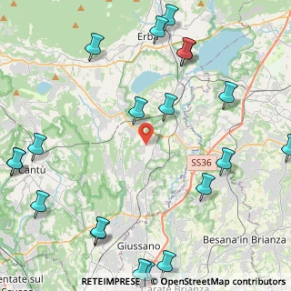 Mappa Via San Anna, 22040 Lurago D'erba CO, Italia (6.14)