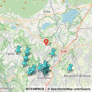 Mappa Via San Anna, 22040 Lurago D'erba CO, Italia (5.2)