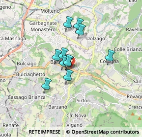 Mappa Via Statale Briantea, 23890 Barzago LC, Italia (1.2)