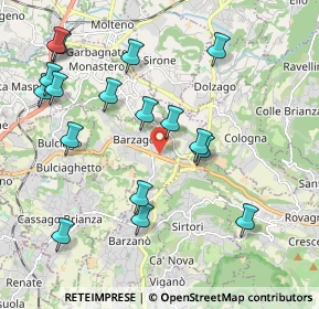 Mappa Via Statale Briantea, 23890 Barzago LC, Italia (2.18294)