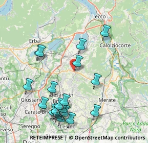 Mappa Via Statale Briantea, 23890 Barzago LC, Italia (9.08)