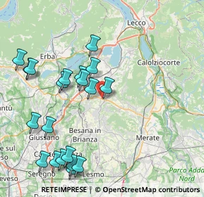 Mappa Via Statale Briantea, 23890 Barzago LC, Italia (9.223)