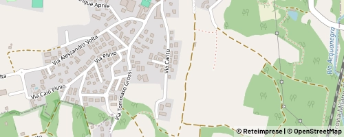 Mappa Casnate con Bernate