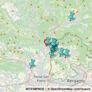 Mappa Via S. Giuseppe Garibaldi, 24031 Almenno San Salvatore BG, Italia (2.61364)
