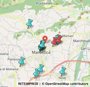 Mappa Via Gianni Cecchin, 36063 Marostica VI, Italia (1.53571)