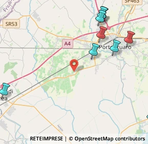 Mappa Via Triestina, 30026 Portogruaro VE, Italia (6.50917)