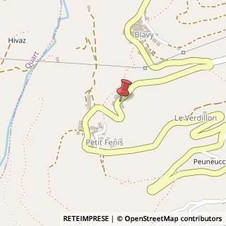 Mappa Frazione Petit Fenis, 24, 11020 Nus, Aosta (Valle d'Aosta)