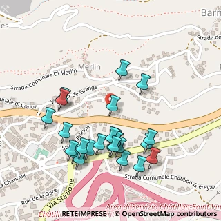 Mappa Via Circonvallazione, 11024 Chatillon AO, Italia (0.23846)