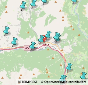 Mappa Via Circonvallazione, 11024 Chatillon AO, Italia (5.67944)