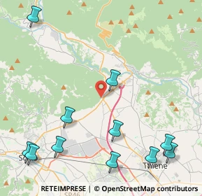 Mappa Via del Monte, 36013 Piovene Rocchette VI, Italia (5.68273)