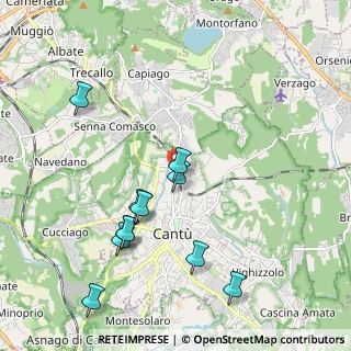 Mappa Via Vittorio Veneto, 22063 Cantù CO, Italia (2.13818)