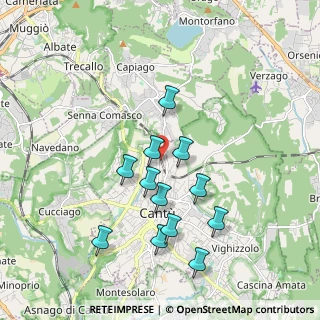 Mappa Via Vittorio Veneto, 22063 Cantù CO, Italia (1.76167)