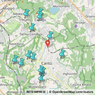 Mappa Via Vittorio Veneto, 22063 Cantù CO, Italia (2.45231)