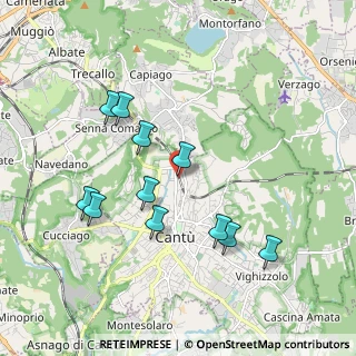 Mappa Via Vittorio Veneto, 22063 Cantù CO, Italia (1.82636)