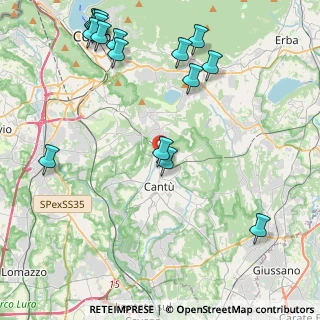 Mappa Via Vittorio Veneto, 22063 Cantù CO, Italia (5.48813)