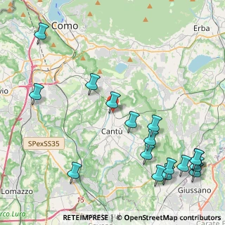Mappa Via Vittorio Veneto, 22063 Cantù CO, Italia (5.56765)