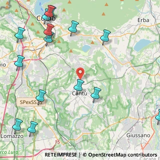 Mappa Via Vittorio Veneto, 22063 Cantù CO, Italia (6.14467)