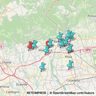 Mappa Quartiere Dottore E. Piazza, 36063 Marostica VI, Italia (6.15615)