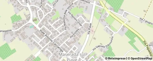 Mappa Maserada sul Piave